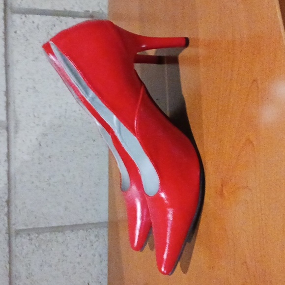 LeDame Crossdresser Red High Heels Mens Size 14D Womens Size 16D - Picture 4 of 6